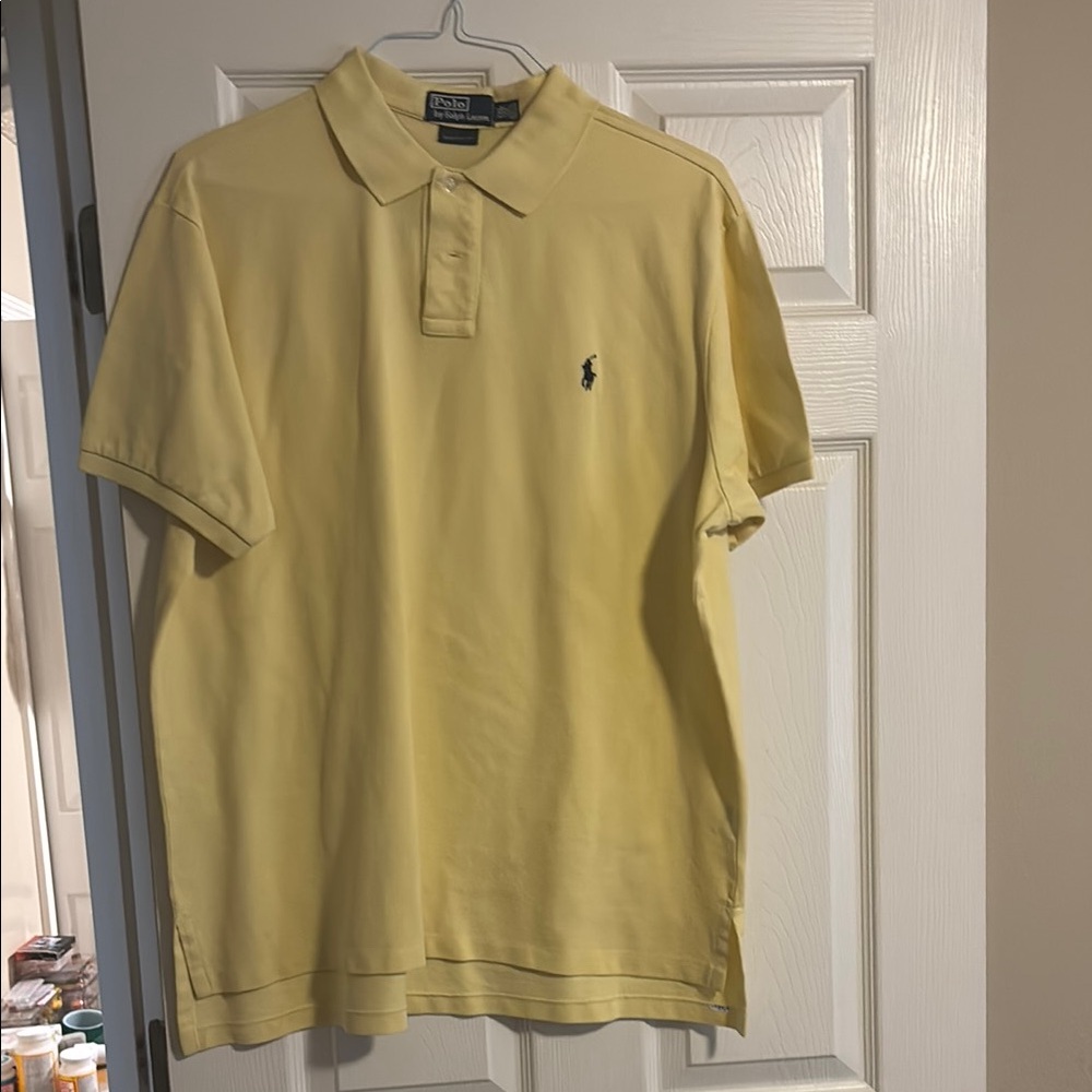 Polo by Ralph Lauren Light Yellow Polo Shirt